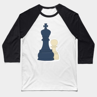 Checkmate colored no words Baseball T-Shirt